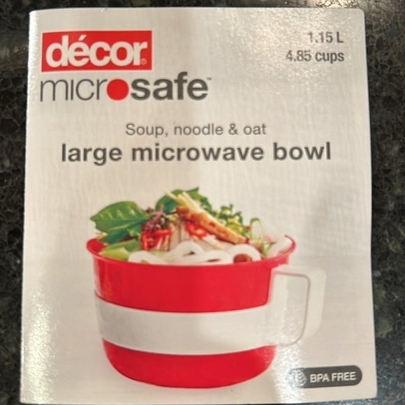 NEW Microwave Bowl 4.85 Cups by Studio Decor Orange Bowl Lid Dorm Life Halloween - Picture 3 of 7